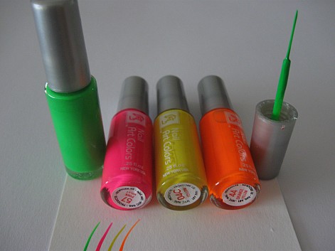 zdobička Nail Art Colors - neonově růžová