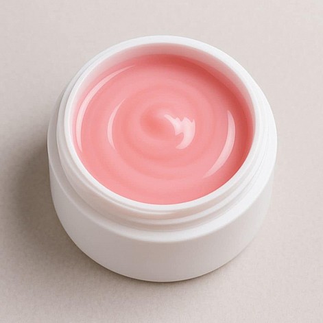 French gel mléčně růžový