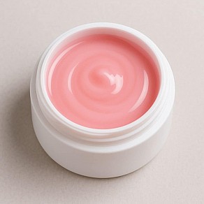 French gel mléčně růžový