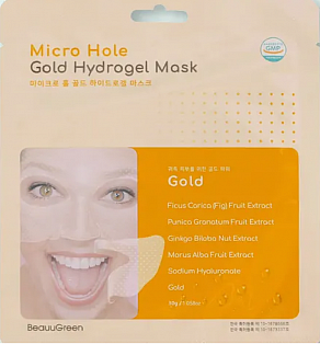 Micro Hole GOLD HYDROGEL MASK